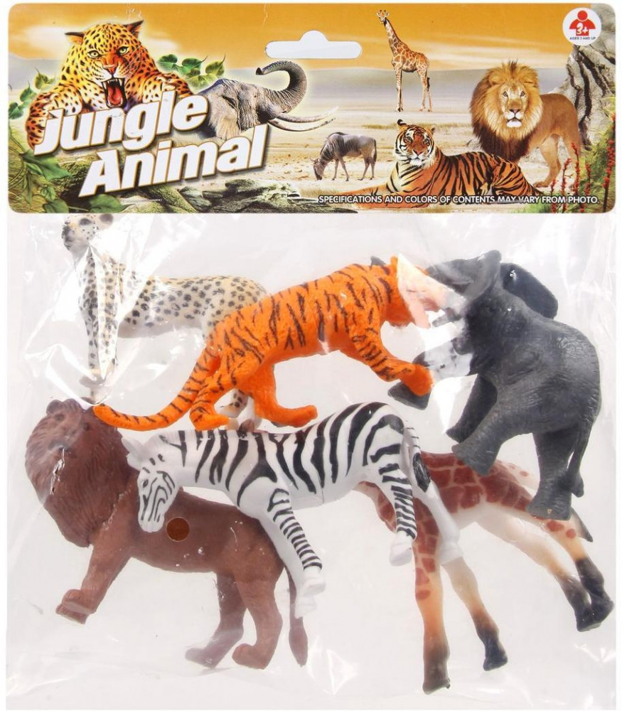 Набор фигурок диких животных «Jungle animal» — Наша игрушка