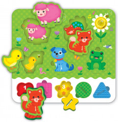 Пазл музыкальный «Забавные зверята» - Фото 1