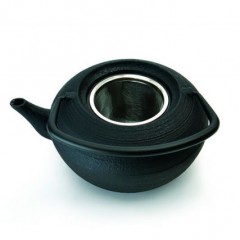 Чугунный чайник «Studio» (1,25 л), черный - Фото 1