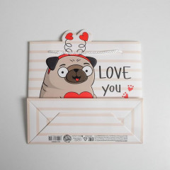Пакет подарочный «Love you» - Фото 3