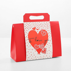 Пакет-коробка с ручкой - Фото 1