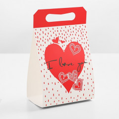 Пакет-коробка с ручкой - Фото 2