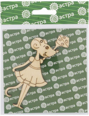 Заготовка деревянная «Мышка Полина» - Фото 1