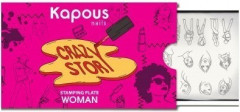 Пластина для стемпинга «Woman» - Фото 1