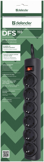 Фильтр сетевой Defender DFS 155