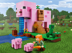 Конструктор Minecraft 21170 Дом-свинья. The Pig House - Фото 7