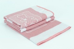 Одеяло детское жаккардовое "Барни" (хлопок, размер 100х140), цвет розовый - Фото 1