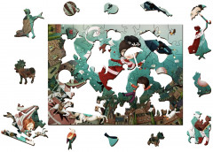 Пазл деревянный «Мэри Поппинс» - Фото 2