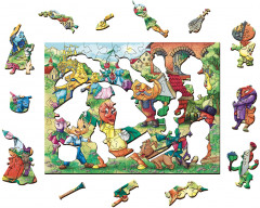 Пазл деревянный «Чиполлино» - Фото 2