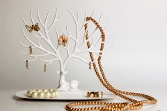 Декоративный органайзер для украшений малый «Deer», белый - Фото 2