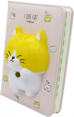 Блокнот со сквишем «Котик» - Фото 1