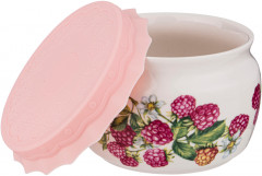 Банка с силиконовой крышкой «Малина» - Фото 1
