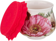 Банка с силиконовой крышкой «Маки» - Фото 1