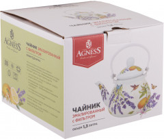 Чайник эмалированный с фильтром - Фото 3