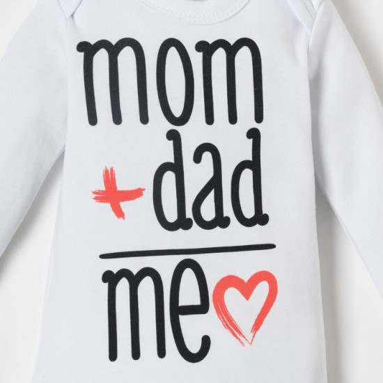Боди для новорожденных «Mom and Dad»