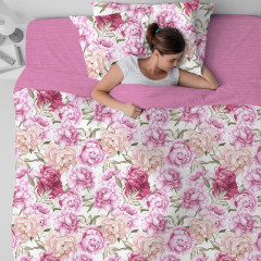 Комплект постельного белья «Пионовый рай» - Фото 2