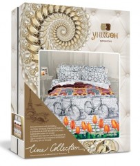 Комплект постельного белья «Голландский уголок» (арт. 11812, семейный, биоматин, 2 наволочки 50х70) - Фото 1