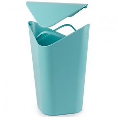 Корзина для мусора угловая «Corner», голубая - Фото 2