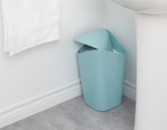 Корзина для мусора угловая «Corner», голубая - Фото 3