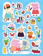 100 наклеек. Свинка Пеппа - Фото 1
