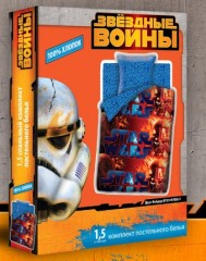 Комплект постельного белья «Дарт Вейдер» (арт. 8713, 1,5-спальный, бязь, 1 наволочка 70х70) - Фото 1