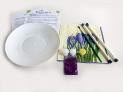 Набор для декупажа и росписи тарелочки «Весенние цветы» - Фото 1