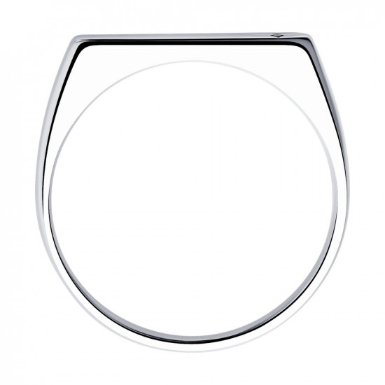 Кольцо из серебра с бриллиантом