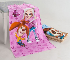 Полотенце велюровое «Барбоскины» - Фото 1