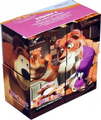 Кубики для самых маленьких "Маша и Медведь" 4 шт., в ассортименте - Фото 2