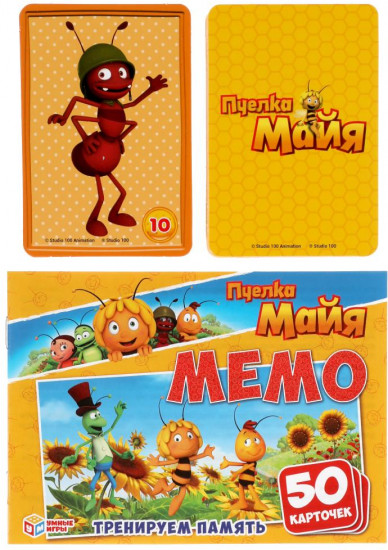 Игра настольная «Мемо. Пчёлка Майя»