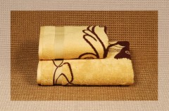 Полотенце махровое пестротканое "Charivari" (Cleanelly, 50х90, цвет коричневый) - Фото 1