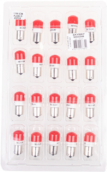 Автолампа светодиодная S25 (P21W) 12-24V