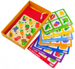 Лото детское «Фрукты-овощи» - Фото 1