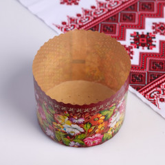 Форма бумажная для маффинов и куличей «Жостово» - Фото 1