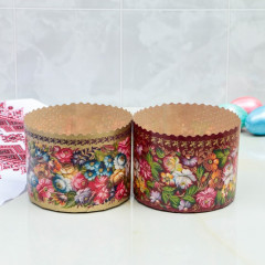 Форма бумажная для маффинов и куличей «Жостово» - Фото 4