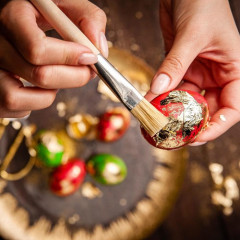 Набор для украшения яиц с жидкими красителями «Cияние» - Фото 5