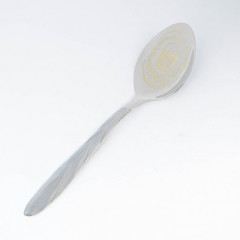 Ложка с гравировкой сувенирная «Цыплята в цветах» - Фото 1