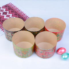 Форма бумажная для маффинов и куличей «Хохлома» - Фото 2