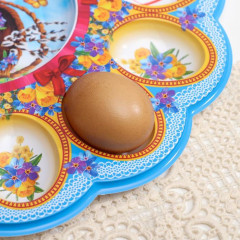 Подставка пасхальная для яиц и кулича «Кулич и верба» - Фото 3