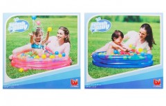 Набор пляжный: детский круглый бассейн и шарики для игр - Фото 1