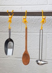 Кухонные крючки «Just hanging» (3 шт), желтые - Фото 2