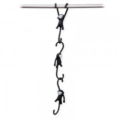 Кухонные крючки «Just hanging» (3 шт), черные - Фото 2