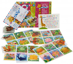 Лото для малышей. Кто где прячется? Найди животное. - Фото 1