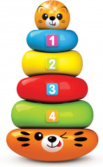 Пирамидка-неваляшка музыкальная «Тигрёнок» - Фото 1