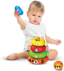 Пирамидка-неваляшка музыкальная «Тигрёнок» - Фото 2