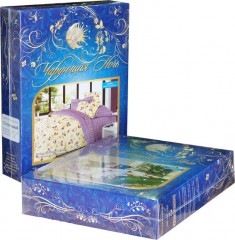 Комплект постельного белья «Чарующая ночь» (арт. SA353, евро, поплин, 2 наволочки 50х70) - Фото 1