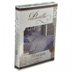 Комплект постельного белья  (рис. IM0100, 1,5-спальный, поплин, 2 наволочки 70х70) - Фото 1