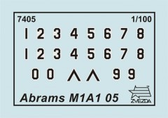 Сборная модель «Американский основной боевой танк Абрамс А1М1 » - Фото 1