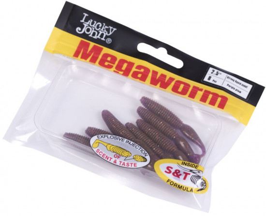 Виброхвосты съедобные «Mega Worm»