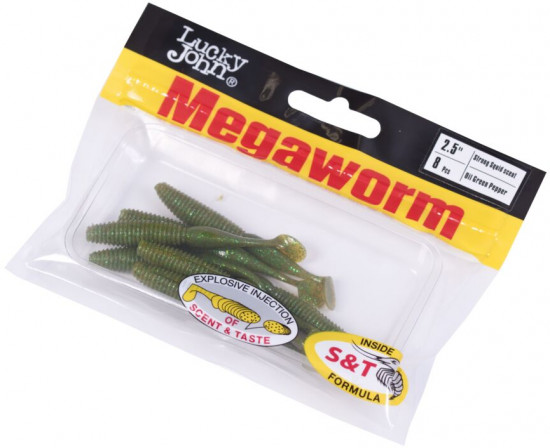 Виброхвосты съедобные «Mega Worm»